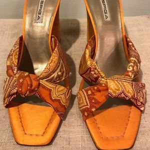 Via Spiga Satin Sandals